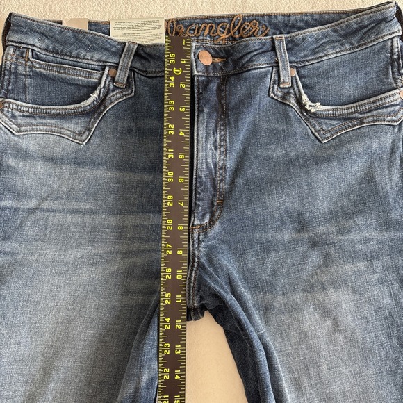 NWT Wrangler Retro High Rise Flare Womens Jeans 33x32 Western Rodeo Wide Leg - Picture 10 of 14